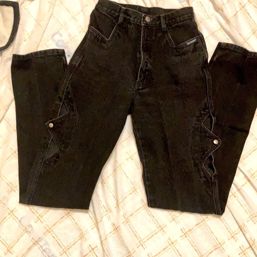Black Vintage Rocky Mountain Jeans